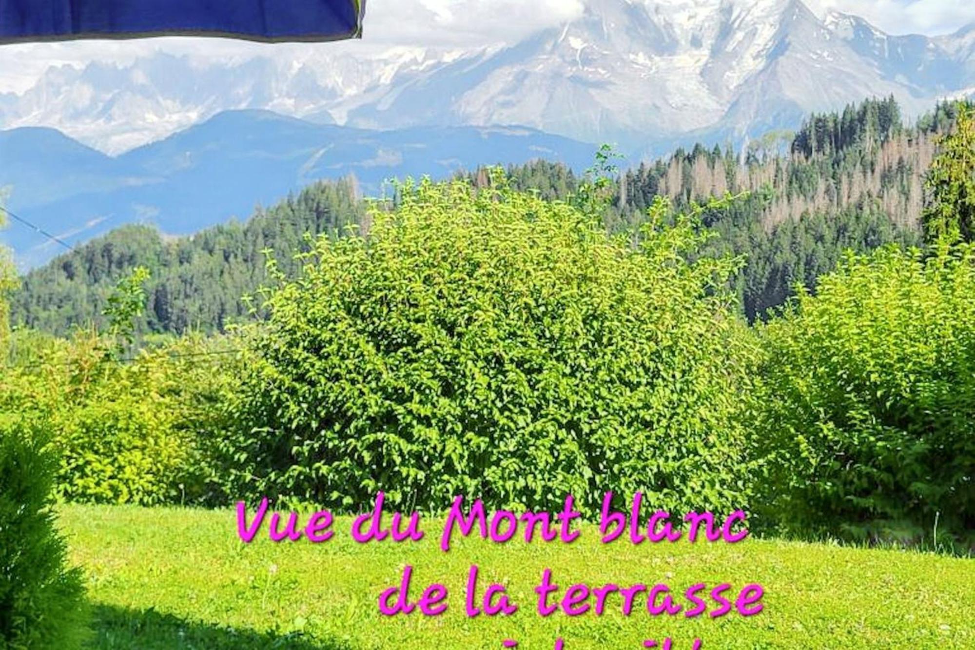 Studio Accueillant A Cordon Vue Mont Blanc 22 M² Parking Inclus Zewnętrze zdjęcie